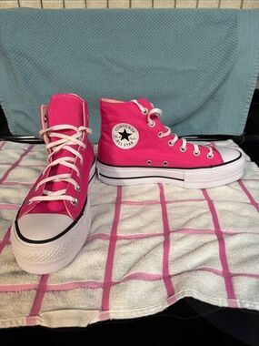Converse Chuck Taylor All Star Lift Platform Hugh-Top Sneakers Sz 7